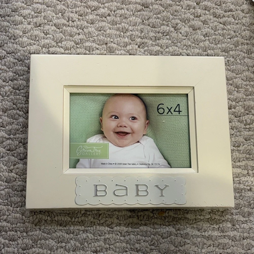 Cream Baby Photo Frame by